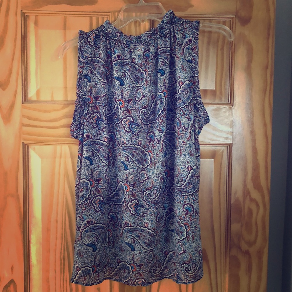Gap Paisley Sleeveless Top